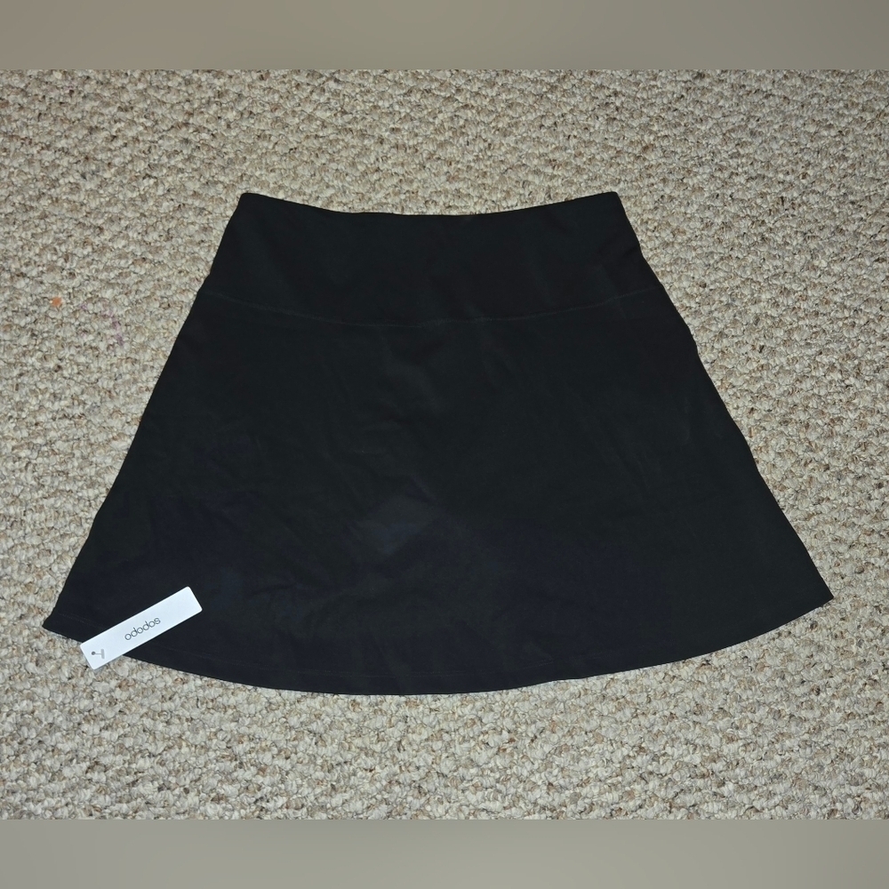 NWT Ododos Womens Athletic Skort Skirt Black Tennis Golf Beach Women's Size L